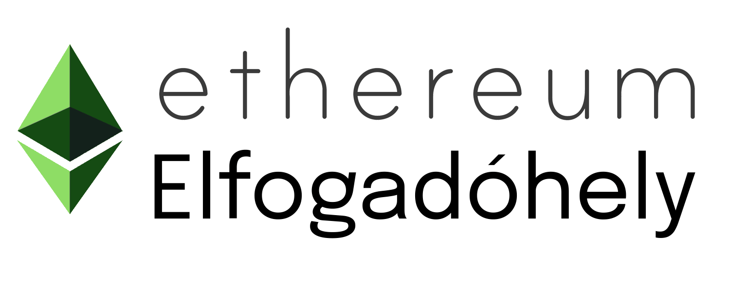 Ethereum elfogadóhely logó